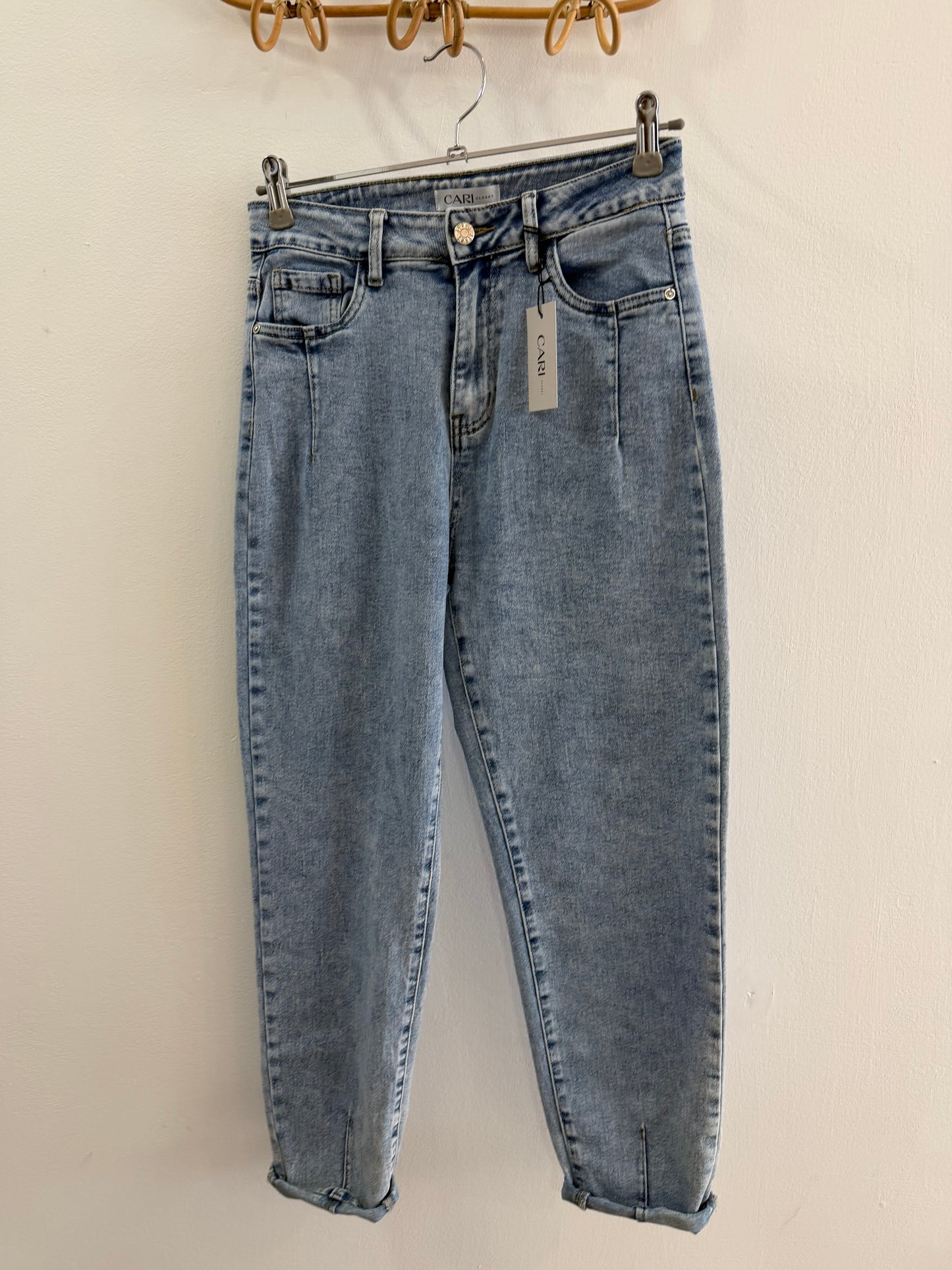 Calça Mom fit