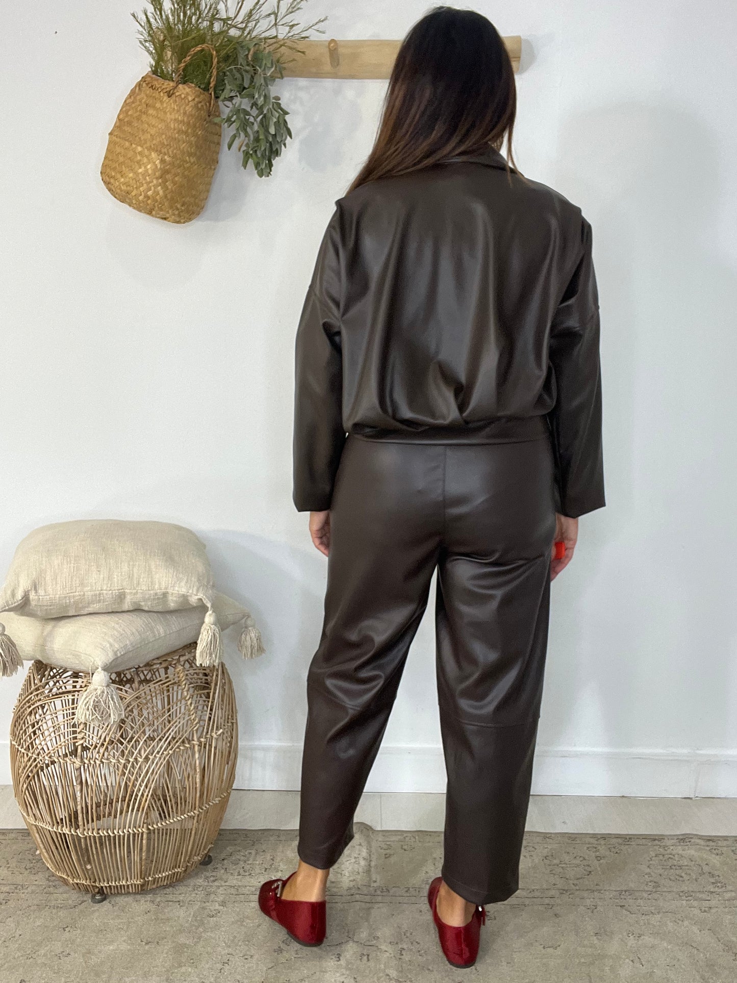 Calça Cavalos castanha