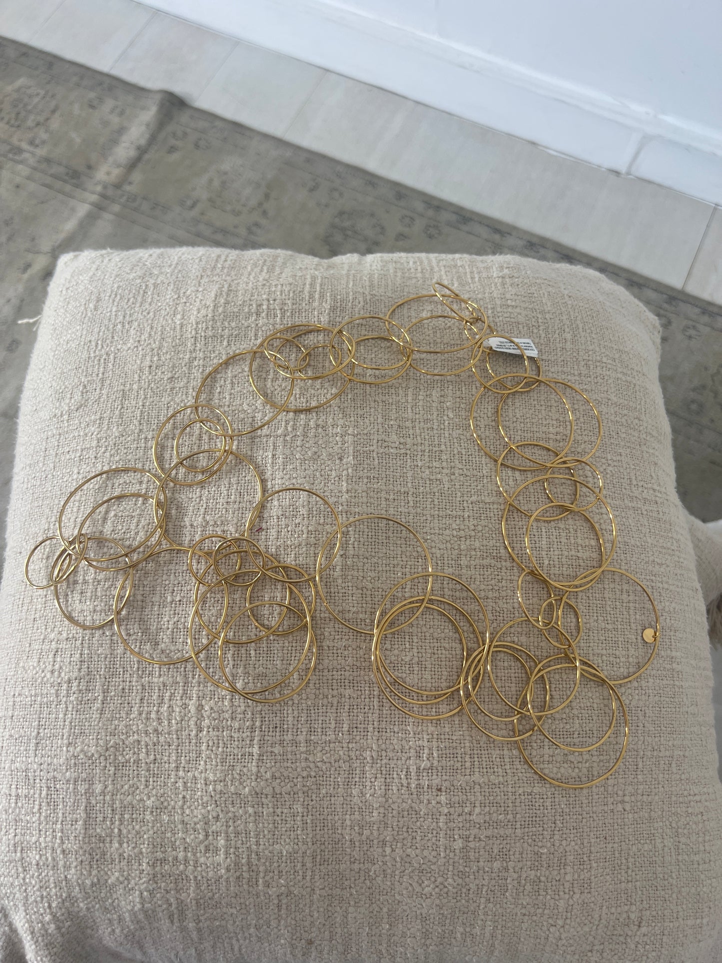 Colar argolas aço