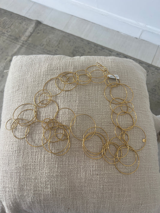 Colar argolas aço