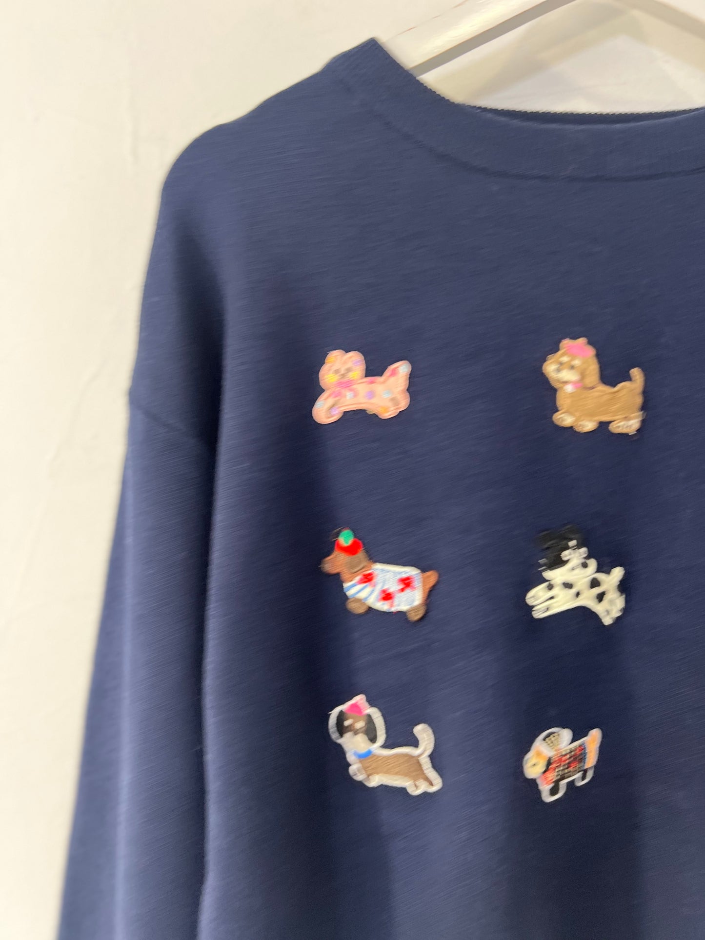 Camisola Flores azul