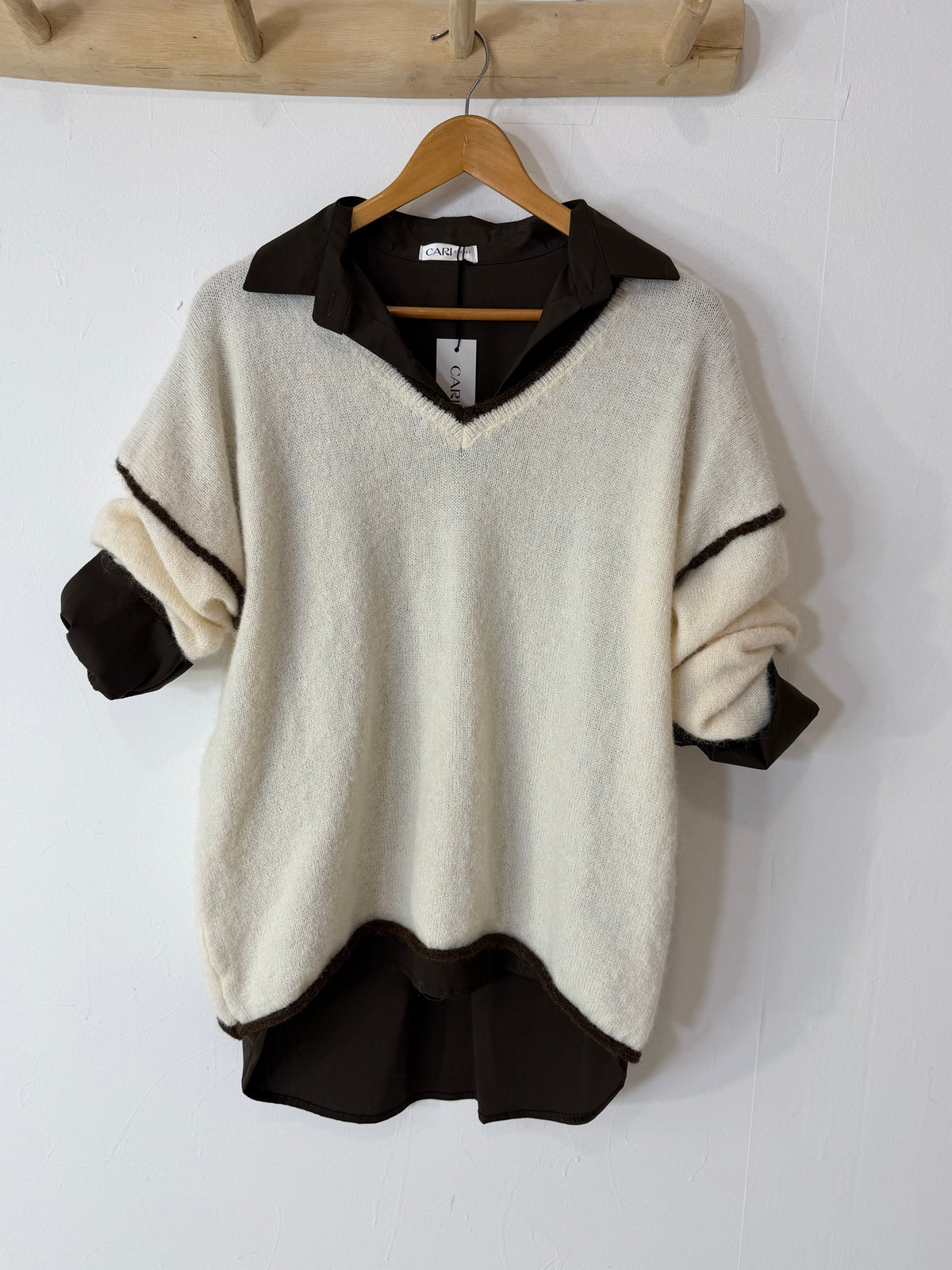 Camisola Story beje