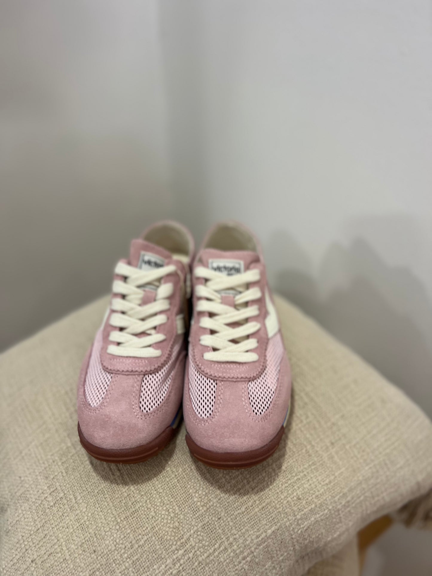 Ténis Vitória rosa Nude