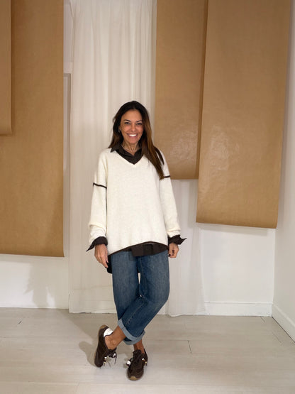 Camisola Story beje