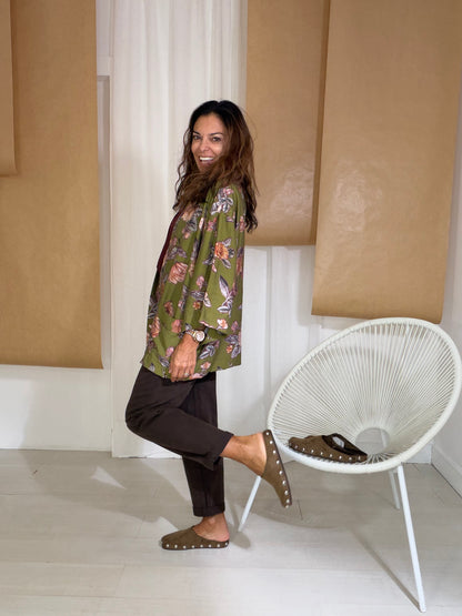 Kimono Royale castanho