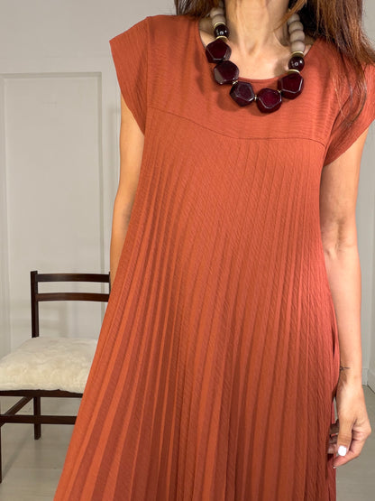 Vestido Charlotte Terracota