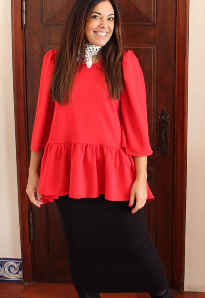 Camisola Shakespeare vermelha