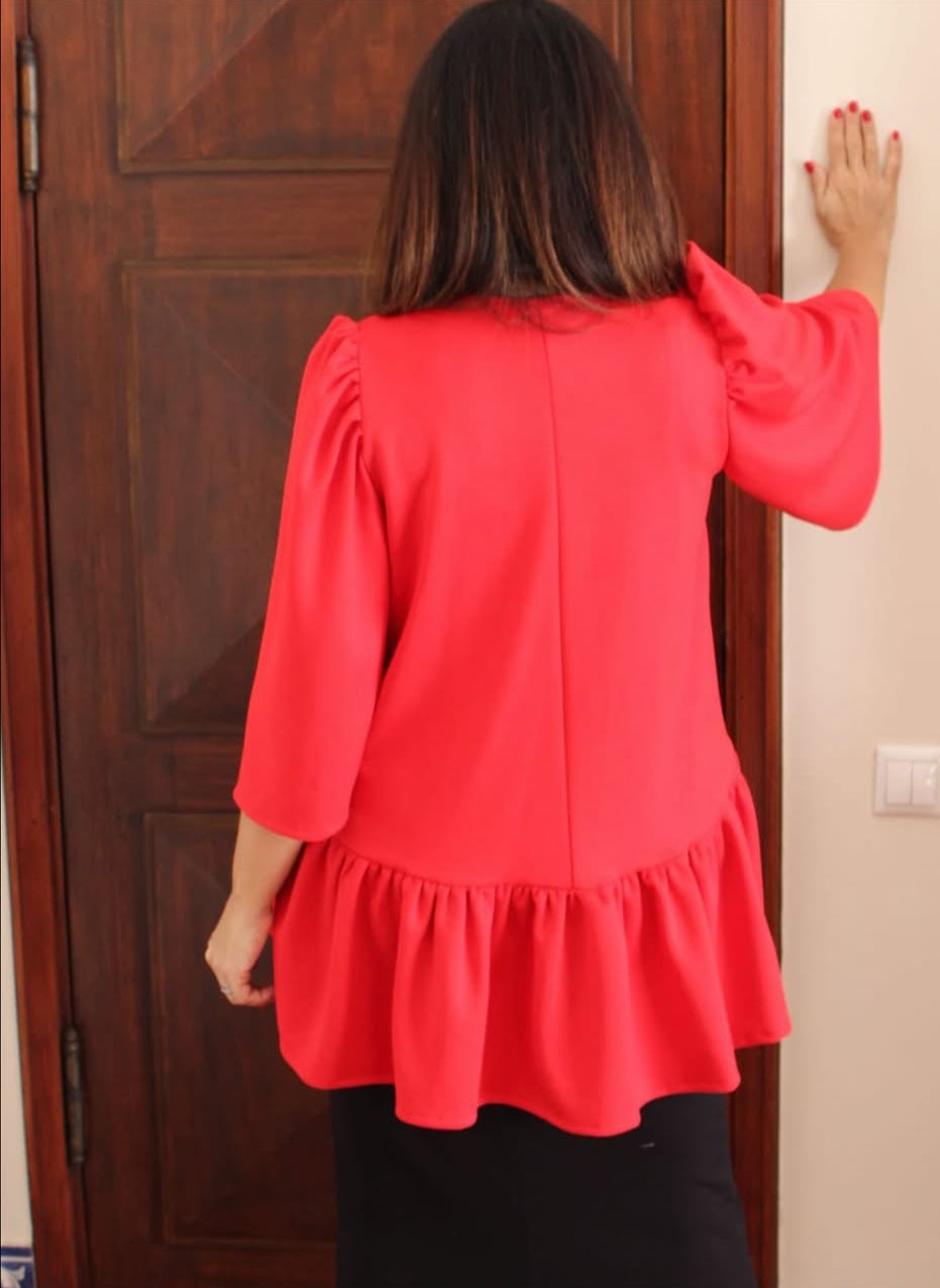 Camisola Shakespeare vermelha