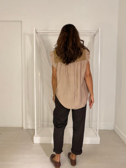 Blusa Soltroia camel