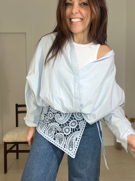 Camisa Virgínia blue