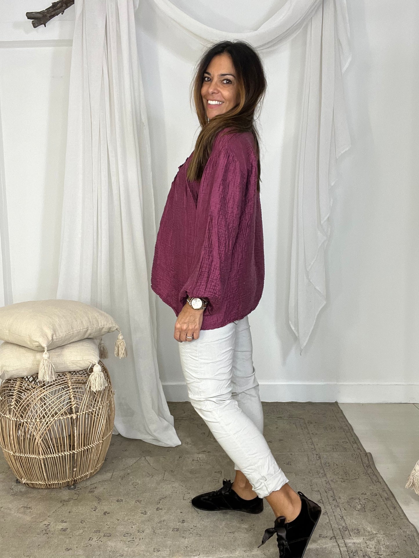 Calça Confort Maria beje