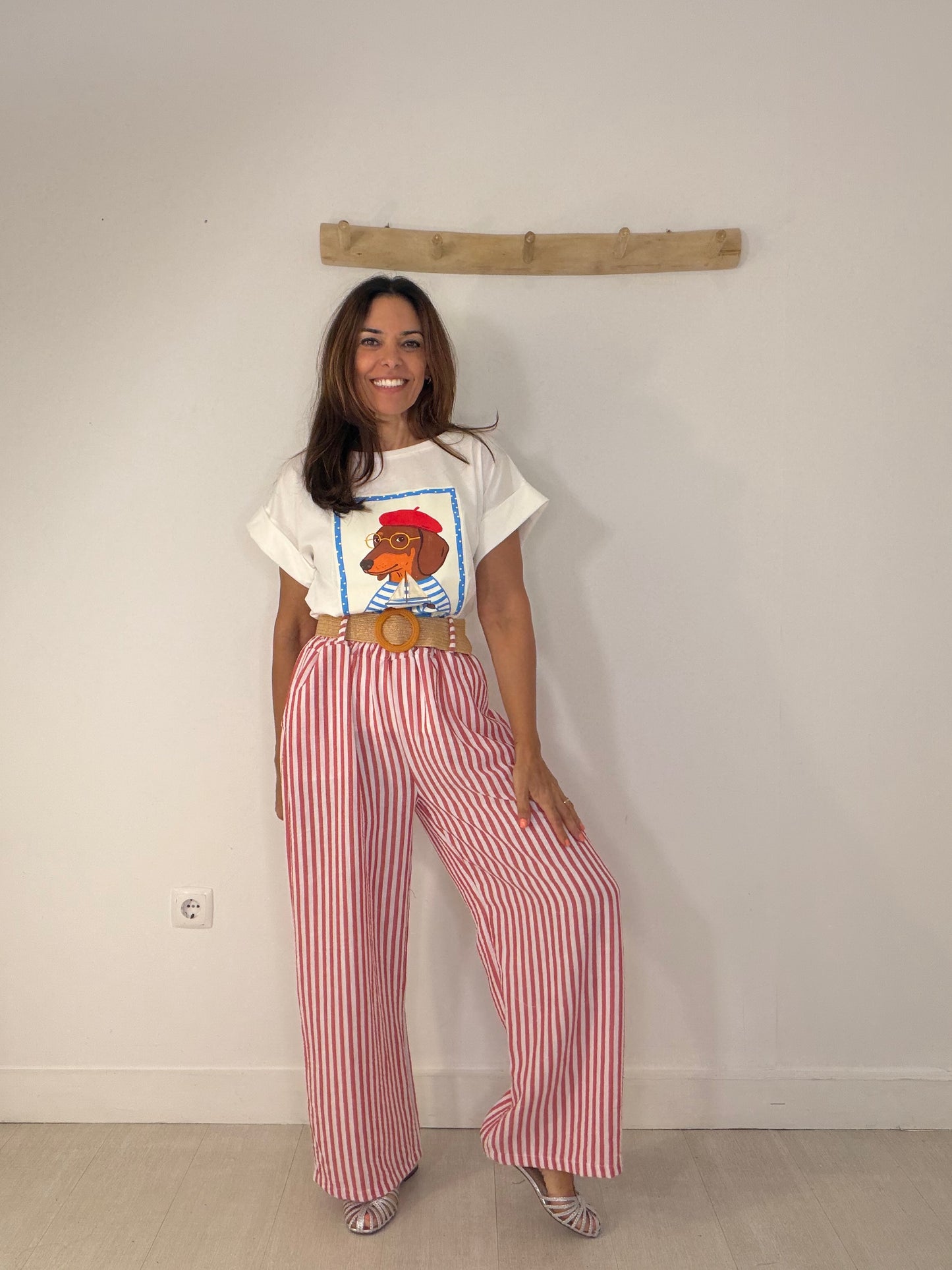 Calça Figueirinha vermelho