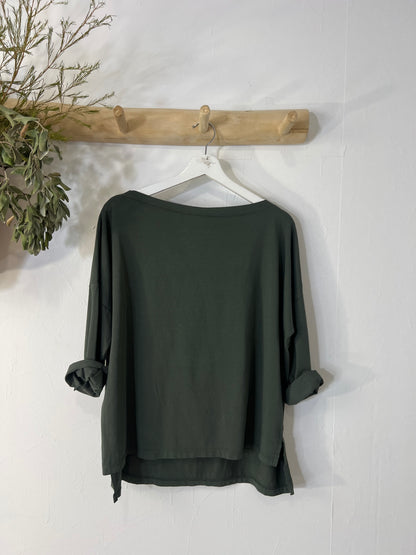 Camisola Garças kaki