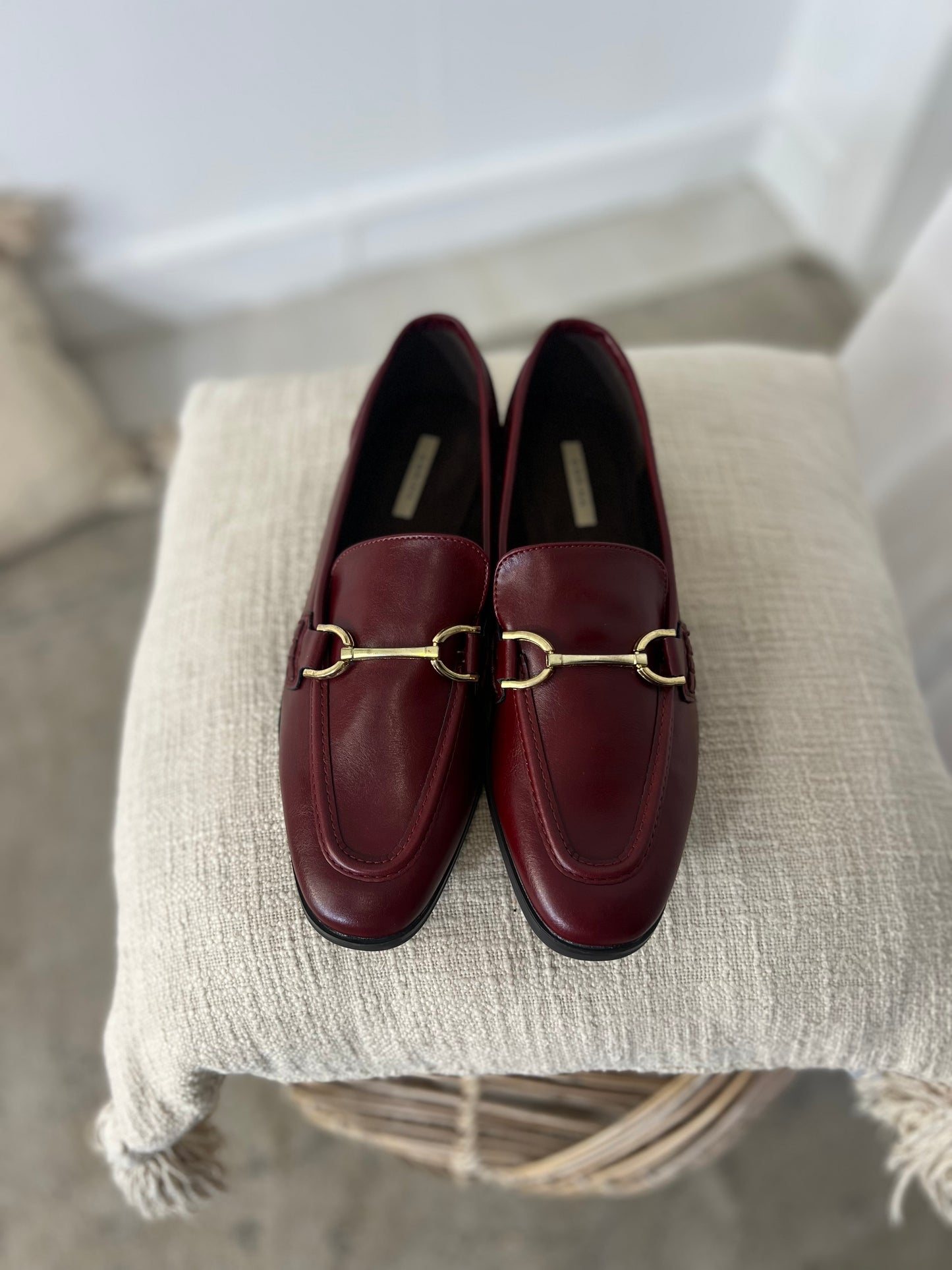 Mocassins Corina bordeux