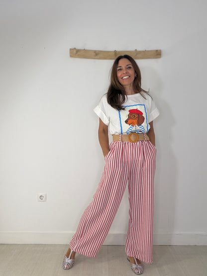 Calça Figueirinha vermelho