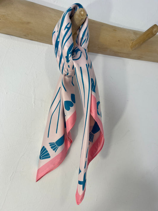Lenço Rosa/ Blue