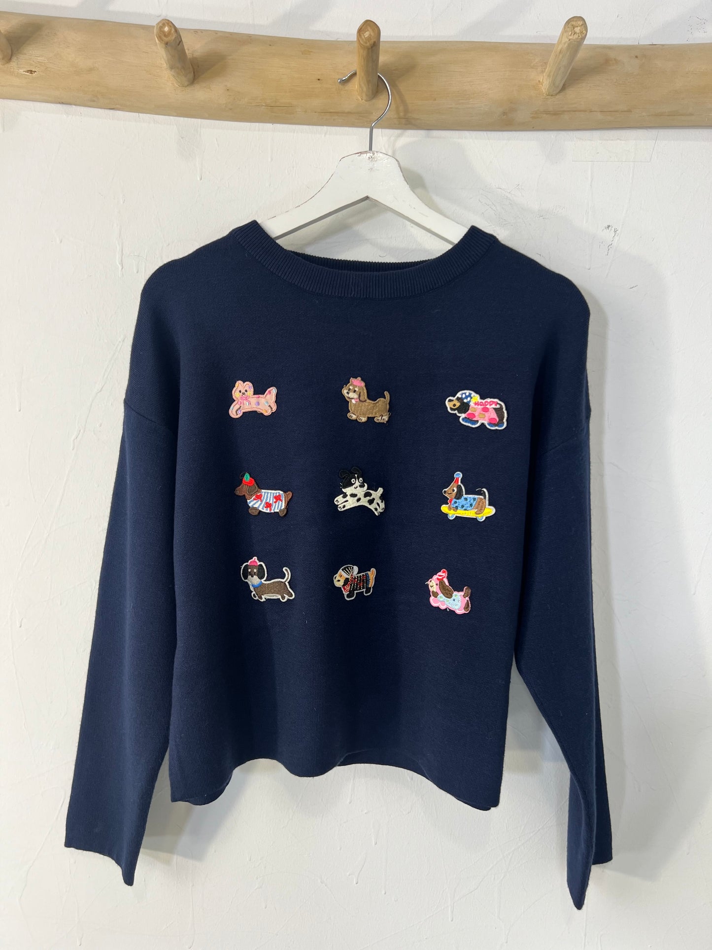 Camisola Flores azul