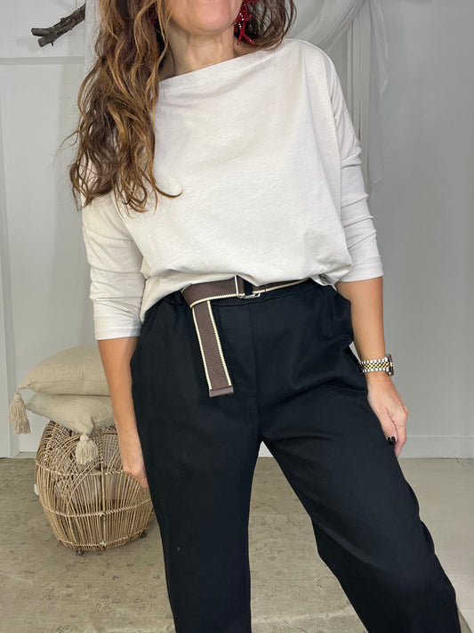Camisola Garças beje