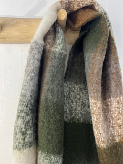 Cachecol kaki / castanho