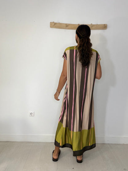 Vestido Karen castanho