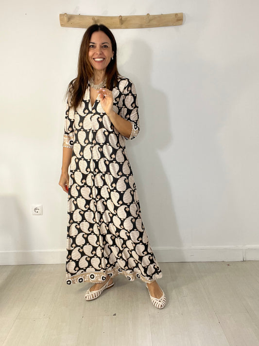 Vestido Rosarita preto