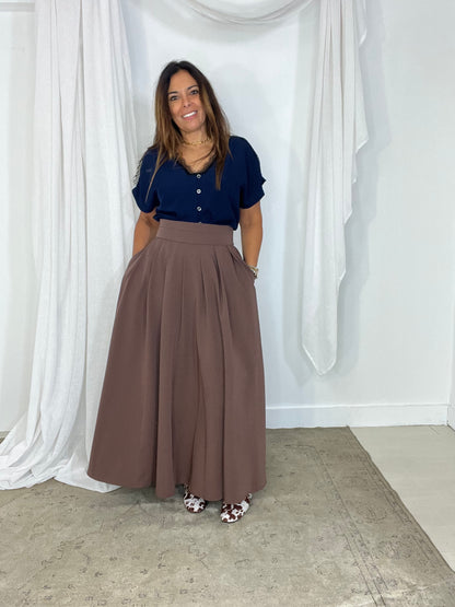 Blusa Navarino azul-escuro