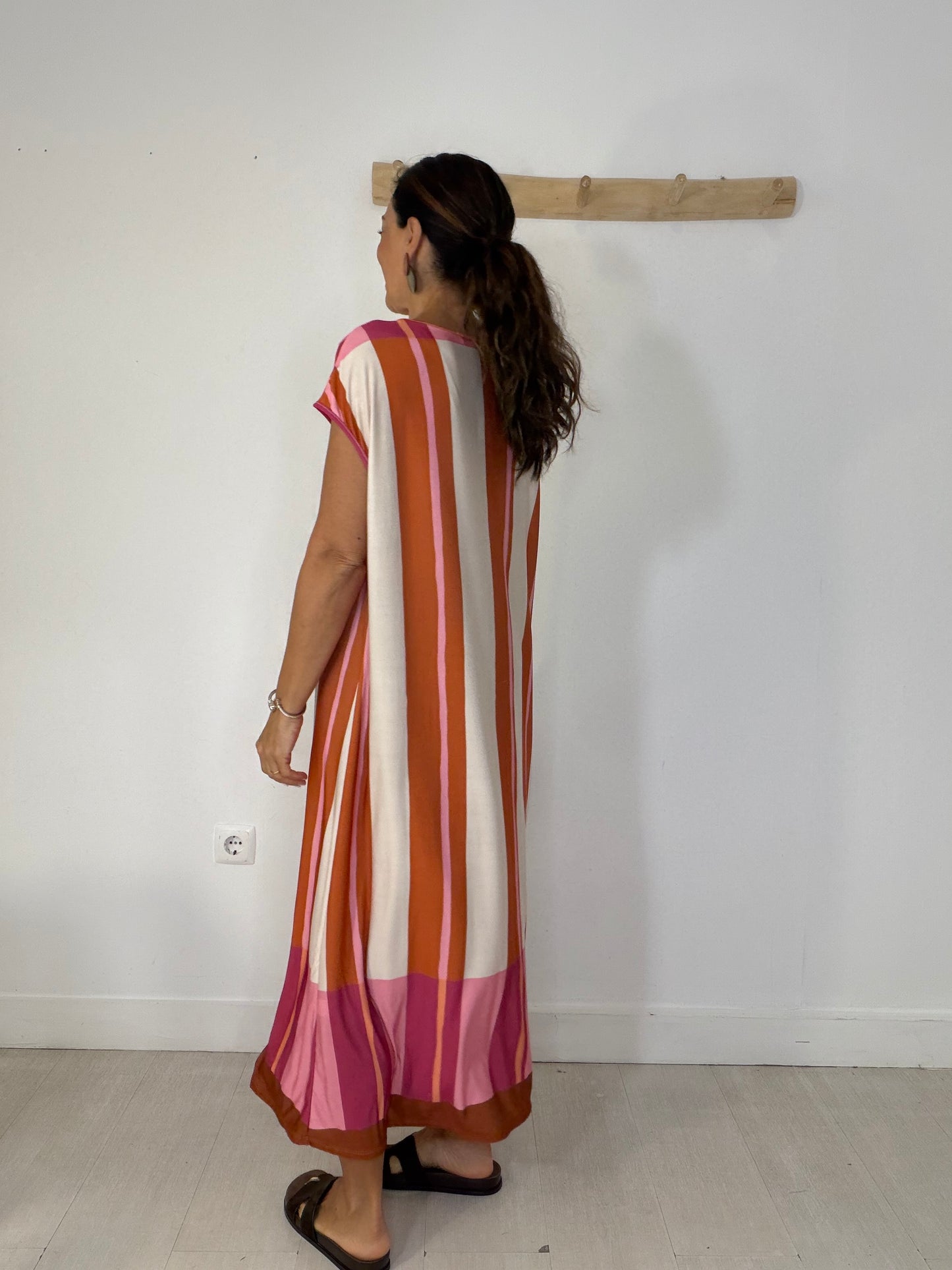 Vestido Karen terracota