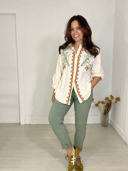 Camisa Egipto kaki