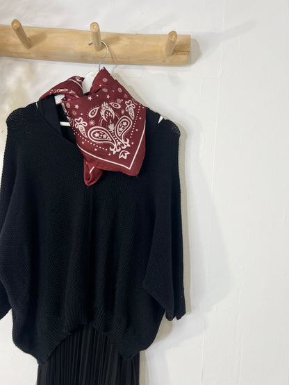 Vestido Flores preto