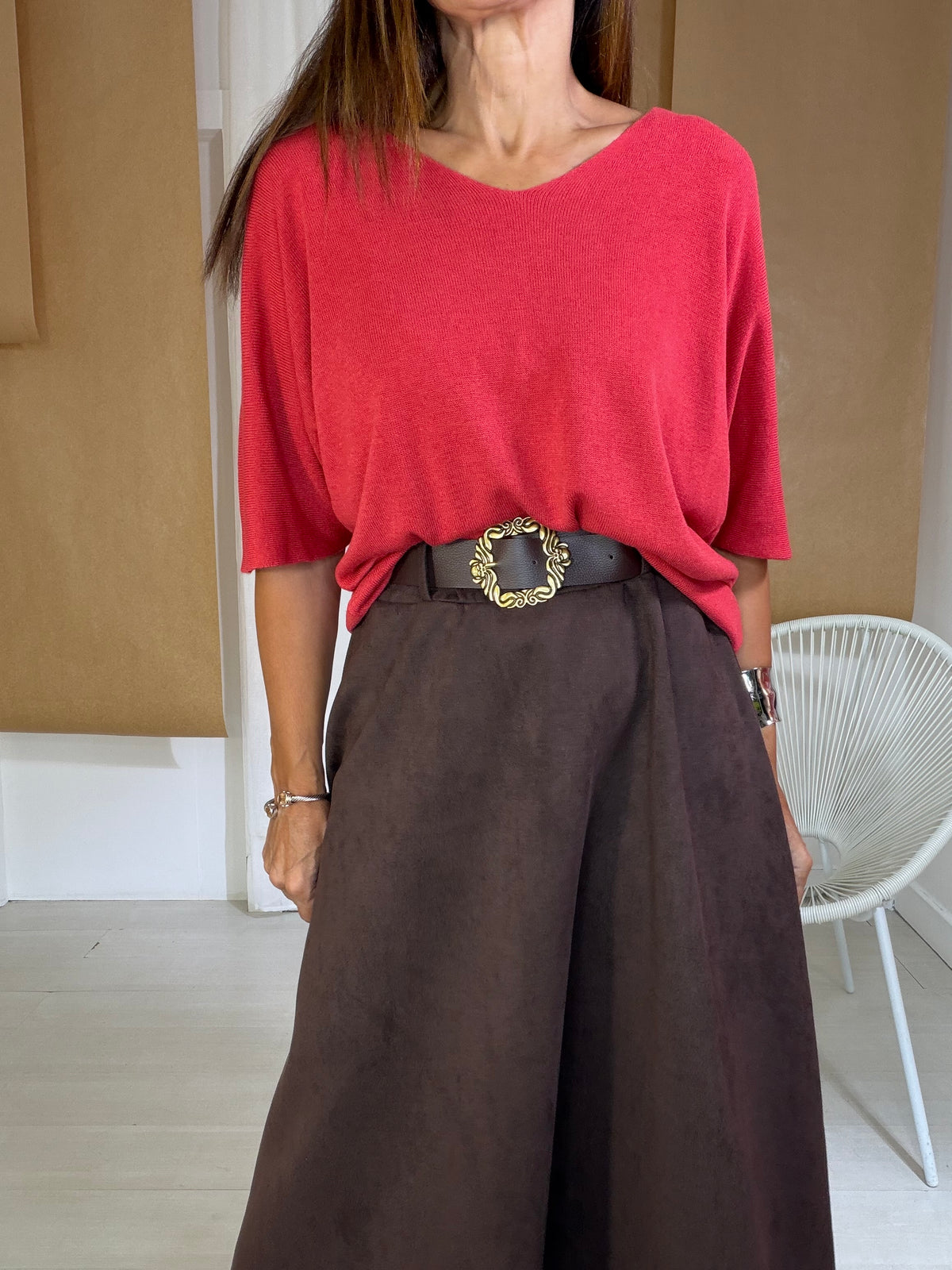 Camisola Dove vermelha