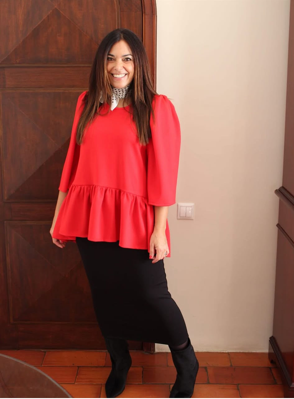 Camisola Shakespeare vermelha