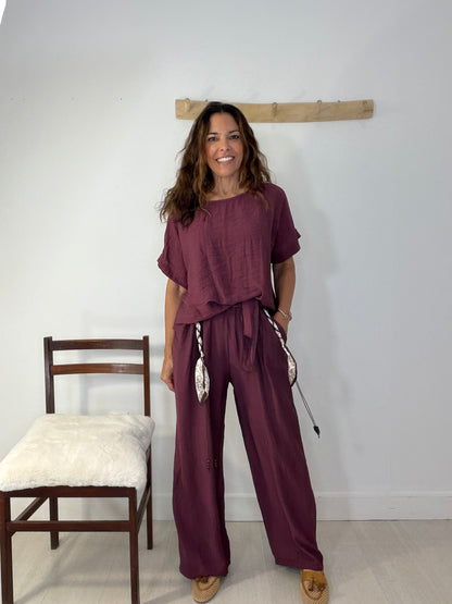 Conjunto Tejo Bordeaux