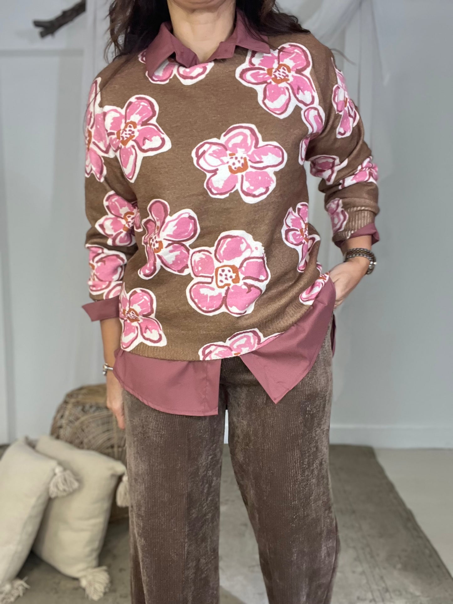 Camisola Vulcano flor