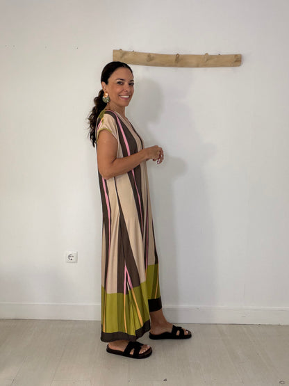Vestido Karen castanho