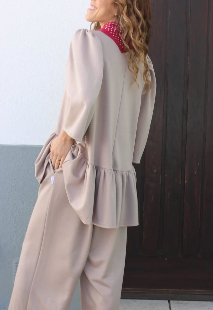 Camisola Shakespeare beje