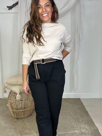 Camisola Garças beje