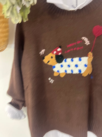 Camisola Almourol castanho