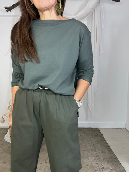 Camisola Garças kaki