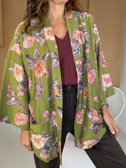 Kimono Royale castanho
