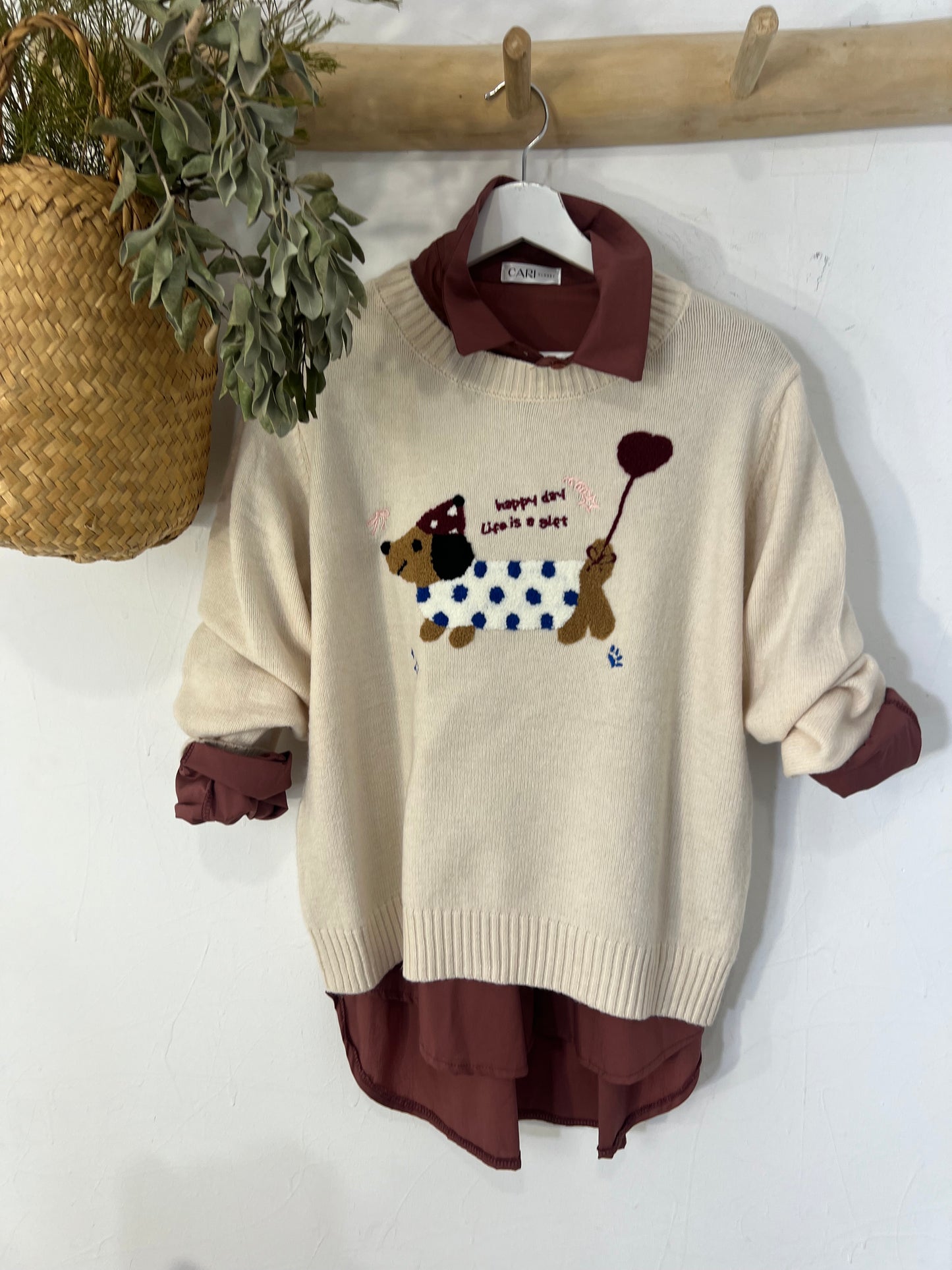 Camisola Almourol beje