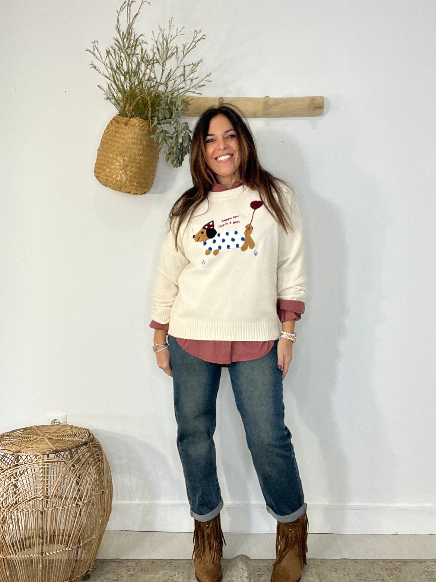 Camisola Almourol beje