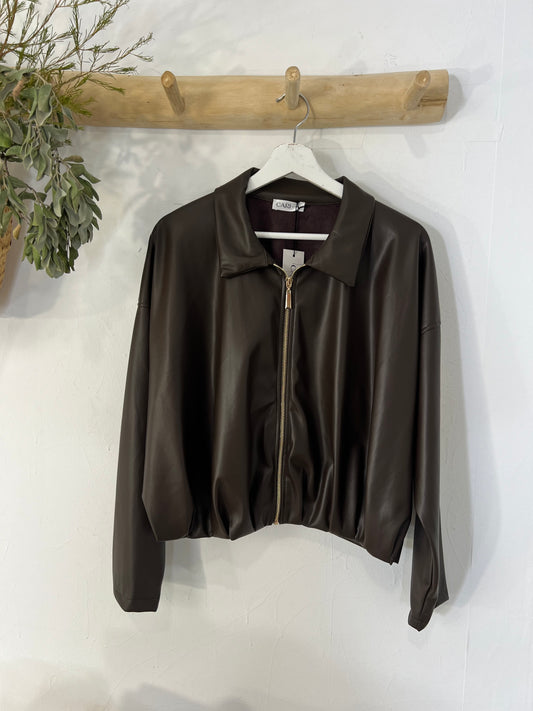 Bomber Pessegueiro castanho